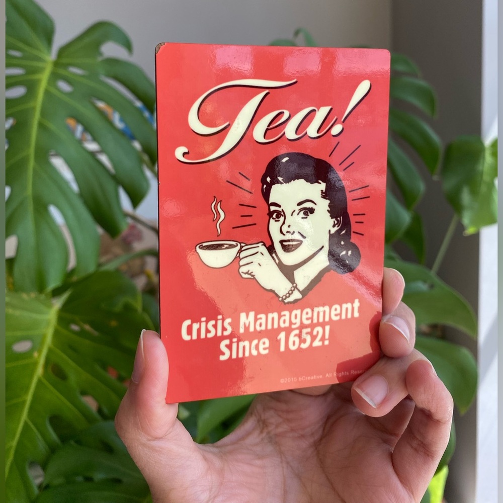 Large Fridge Magnet-Tea